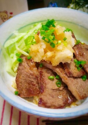にんにく醤油の焼肉丼-レシピのメイン写真