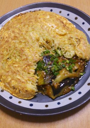 1376:自家製麺梅蘭焼きそば:麻婆茄子-レシピのメイン写真