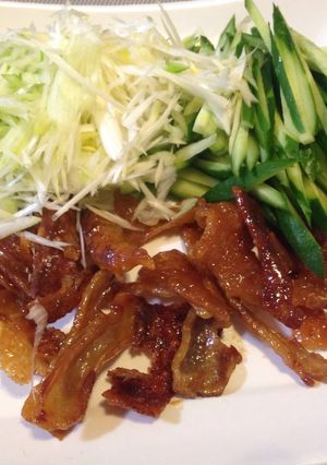 鶏皮で北京ダック風-レシピのメイン写真