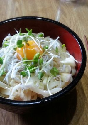 しらす釡玉うどん-レシピのメイン写真