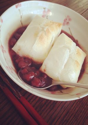 もっち餅パリふわぜんざい-レシピのメイン写真