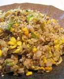 簡単！じゃこと高菜のチャーハン☆