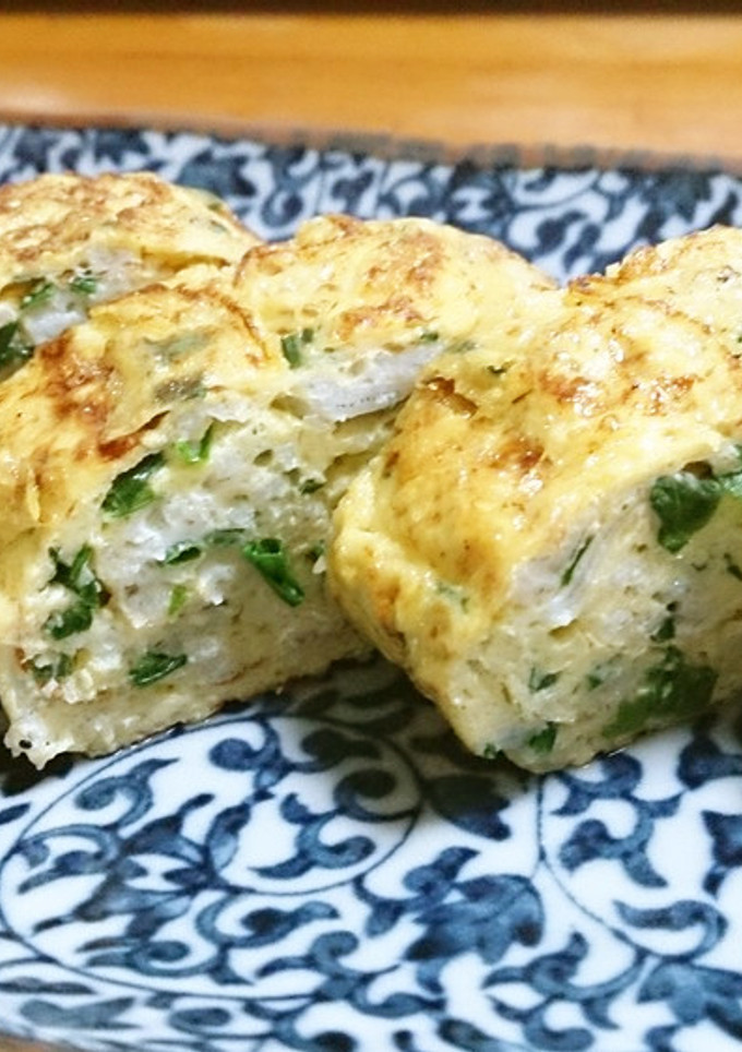 ネギとしらすのだし巻き卵焼き-レシピのメイン写真