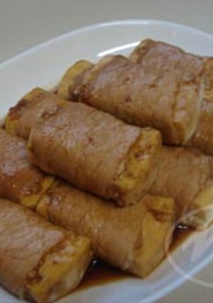 肉巻き豆腐照り焼き-レシピのメイン写真