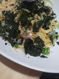ツナと海苔の和風ツナパスタ-レシピのメイン写真