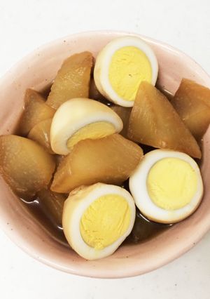 たまごと大根の煮物inダシダ-レシピのメイン写真