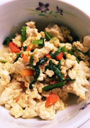 優しい味♡豆腐と卵の炒り煮-レシピのメイン写真