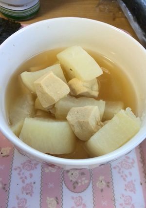 ダイエット☆大根高野豆腐こんにゃくスープ-レシピのメイン写真