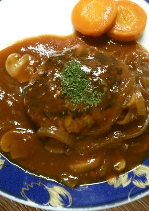 簡単本格 ハンバーグ♪ ブランデーソース-レシピのメイン写真