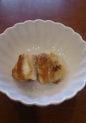 お餅消費に！おもち肉巻きψ(๑>؂<๑)-レシピのメイン写真