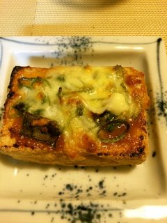 簡単におつまみ☆厚揚げの味噌チーズ焼き-レシピのメイン写真