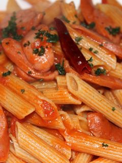 ペンネアラビアータ チョリソ入り-レシピのメイン写真