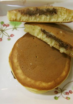 簡単♪チョコ入りプチホットケーキ-レシピのメイン写真