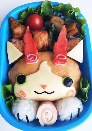 妖怪ウォッチ☆ジバコマ☆キャラ弁-レシピのメイン写真