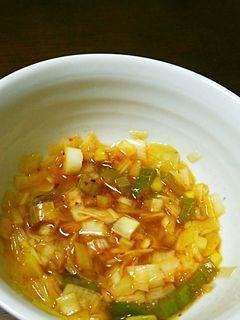電子レンジで、万能ピリ辛ネギソース-レシピのメイン写真