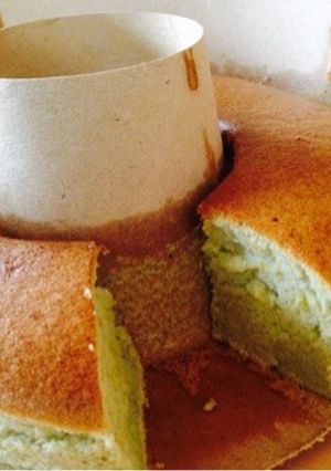 超☆簡単ふわふわ抹茶シフォンケーキ-レシピのメイン写真