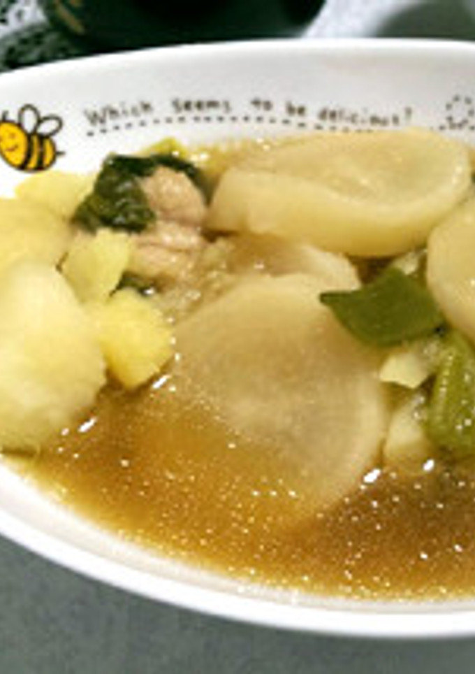 圧力鍋で簡単 大根じゃがいも鶏ももの煮付-レシピのメイン写真