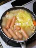 ひよこ豆のポトフ☆ニンニクとベーコン風味