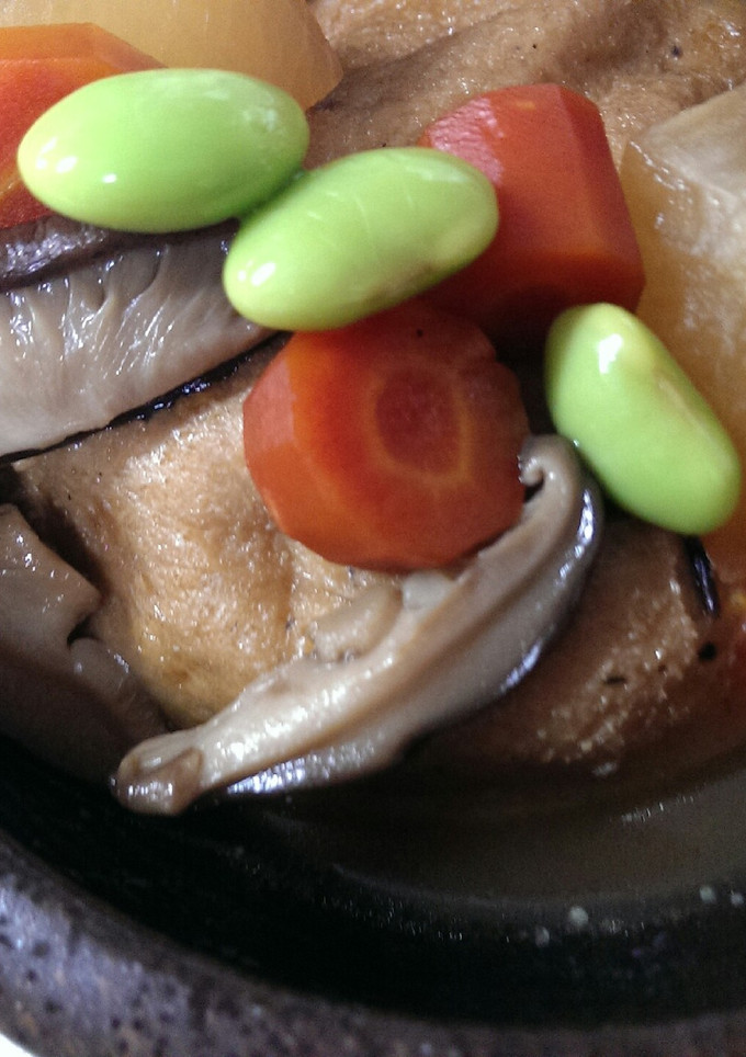 がんもと野菜の煮物-レシピのメイン写真