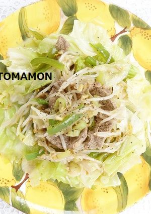 パパッと超簡単✿塩コショウ牛肉野菜炒め-レシピのメイン写真