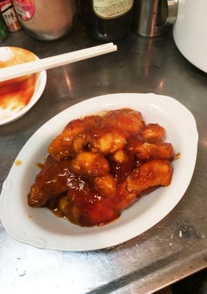 フライパンでサバイバル酢豚-レシピのメイン写真