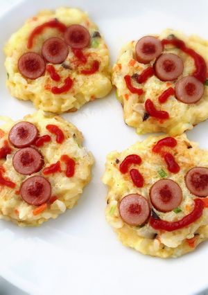 簡単☆アンパンマン ごはんピザ-レシピのメイン写真