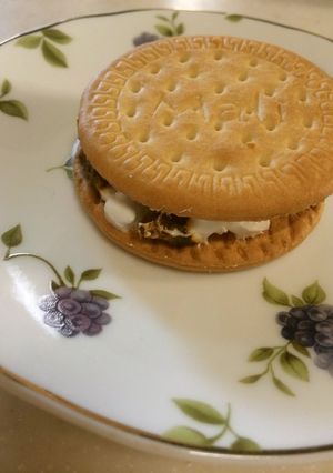 焼きマシュマロビスケットサンド-レシピのメイン写真