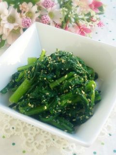 春菊のごま和え-レシピのメイン写真
