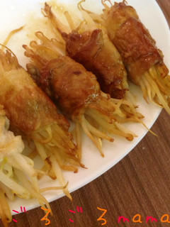 薄切り肉.02~肉巻き野菜-レシピのメイン写真