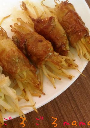 薄切り肉.02~肉巻き野菜-レシピのメイン写真