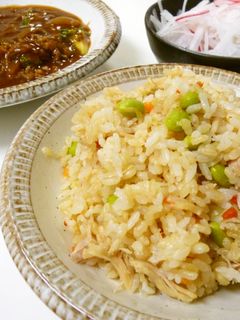 ピラフ風チキン缶で炊き込みご飯-レシピのメイン写真
