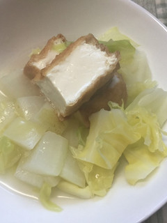 犬ごはん・厚揚げと大根のとろみ煮-レシピのメイン写真