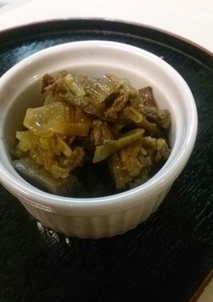 うちのスジコン。(甘くない！)-レシピのメイン写真
