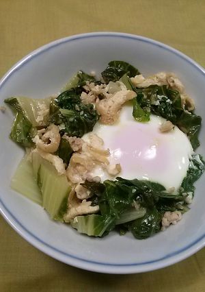 ご飯モリモリ菜っぱの巣ごもり。-レシピのメイン写真