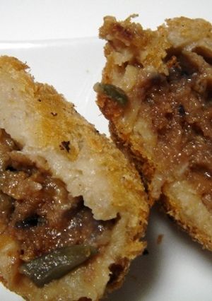 里芋の肉詰めコロッケ-レシピのメイン写真