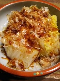 白菜消費!蒸し白菜・おかか醤油がけ♪-レシピのメイン写真