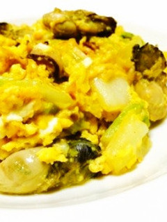 【20分】牡蠣と白菜オイスターマヨ玉炒め-レシピのメイン写真