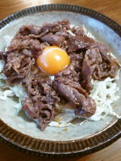 キャベツたっぷり!牛肉の甘辛焼き♪-レシピのメイン写真