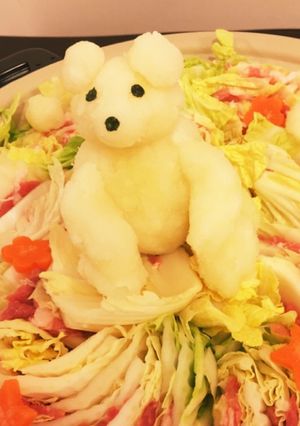 くまさん♡ミルフィーユ鍋-レシピのメイン写真