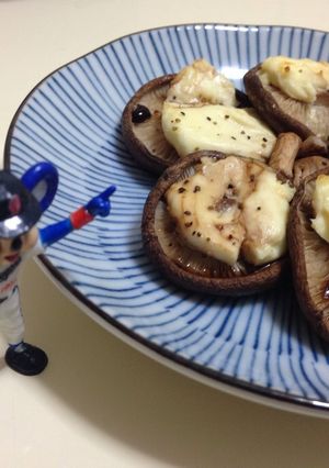 トースターで簡単しいたけのチーズ焼き-レシピのメイン写真