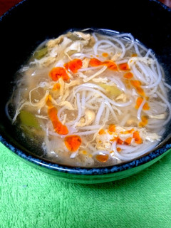 ラー油が決め手♪あったかにゅうめん-レシピのメイン写真