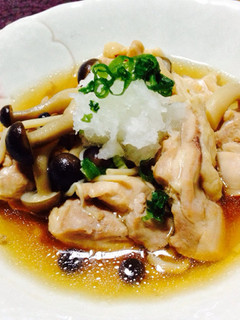 鶏ときのこの煮物-レシピのメイン写真