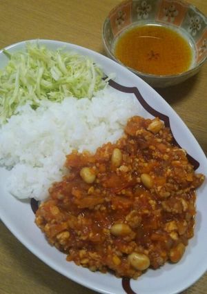 ミートソースでアジアンご飯！？-レシピのメイン写真
