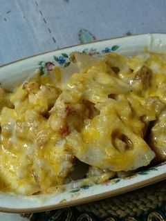 鶏肉とレンコンのチーズ焼き-レシピのメイン写真