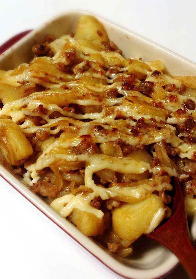 豚ひき肉とじゃがいものマヨネーズ焼き-レシピのメイン写真