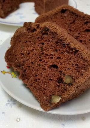 くるみのチョコシフォンケーキ☆-レシピのメイン写真