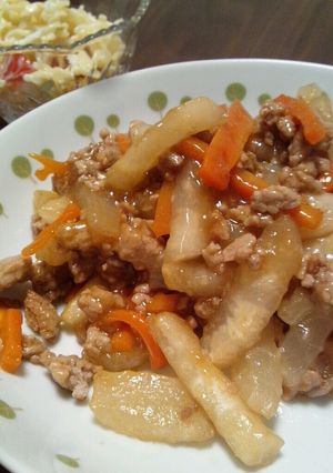 大根と人参のオイスターソース煮-レシピのメイン写真