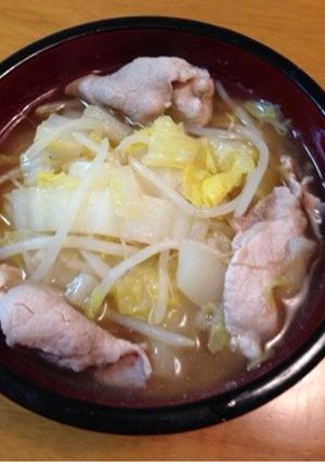 鍋キューブで簡単！神座風 白菜ラーメン-レシピのメイン写真