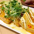 スイートチリソースde豆腐ステーキ♪