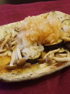なすとしめじのおろしあえ-レシピのメイン写真